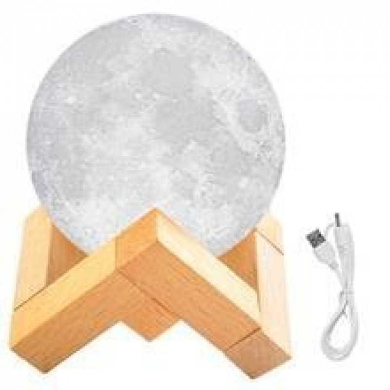 3D Lampička mesiac Moon Light 8cm ISO 9509