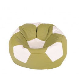 Aga Sedacie vankúš BALL XXXL Biela - Olivová