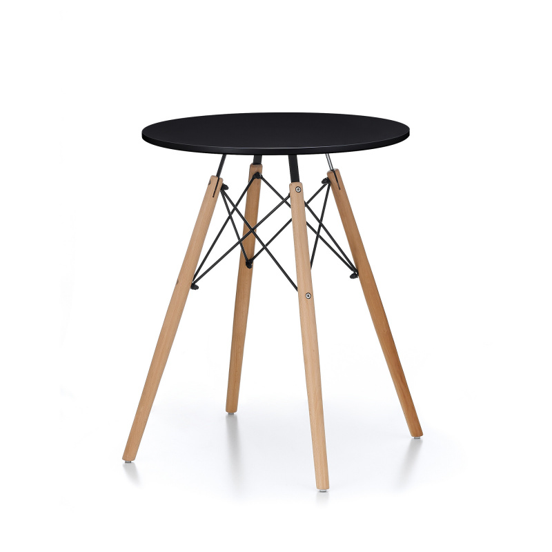 Aga Jedálenský stôl 60 cm Čierny