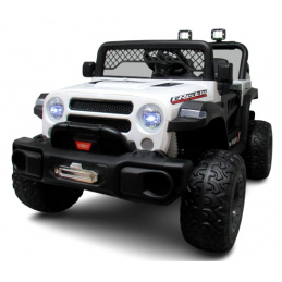 AUTO X17 R-SPORT BIELY Auto na akumulátor EVA KOŽA Diaľkový ovládač Lítium-iónový akumulátor