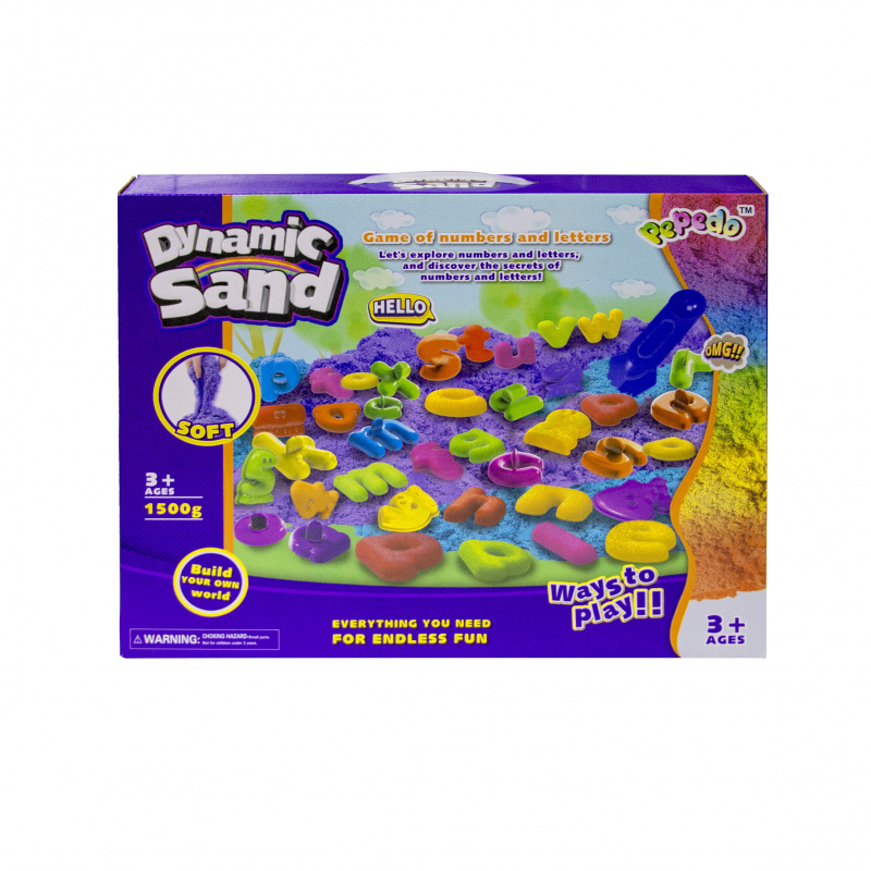 Aga4Kids Kinetic Sand Čísla + písmená + formičky