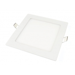 Štvorcový zapustený LED panel - 12 W - neutrálna biela