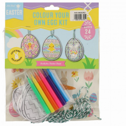 Sada kreatívnych veľkonočných vajíčok na maľovanie