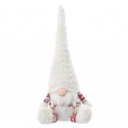 Aga Vianočný škriatok 63 cm Biely