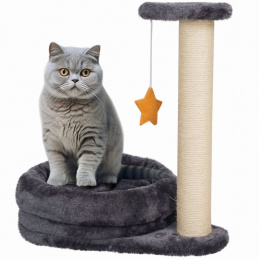 Škrabadlo pre mačku - sivé