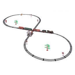 Vláčik s funkciou dymu Vintage