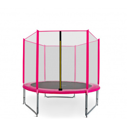 Aga SPORT PRO Trampolína 150 cm Pink + ochranná sieť