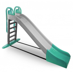 Doloni Šmýkačka s držadlom 243 cm Šedo-zelená