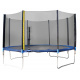 Linder Exclusiv Trampolína XXL 430 cm + ochranná sieť + rebrík + krycia plachta