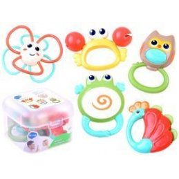 Sada hryzátek pre deti 5ks Zvieratká ZA3679