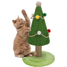 Škrabadlo pre mačku v tvare vianočného stromčeka