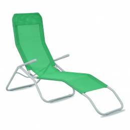 Aga Záhradné lehátko SIESTA Zelené Aga Záhradné lehátko SIESTA Zelené