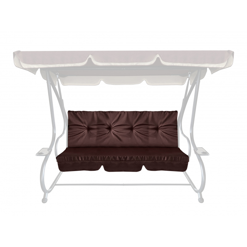 Aga Poťah na sedák k záhradnej hojdačke GRANDLUX Tmavo hnedý