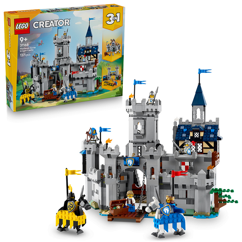 LEGO® Creator 3 v 1 31168 Stredoveký hrad a rytieri na koňoch