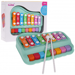 Pianínko Xylofón Zelený