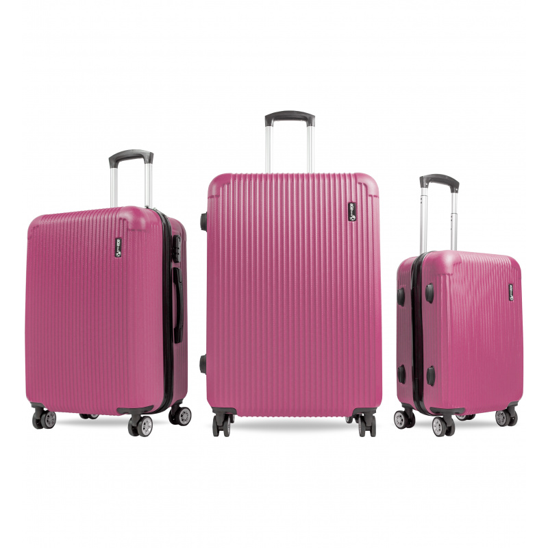 Aga Travel Sada cestovných kufrov MR4652 Ružová