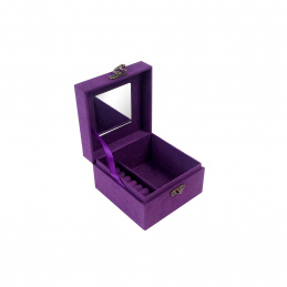 Aga Šperkovnica 12,2x12,2x8,5 cm Fialová