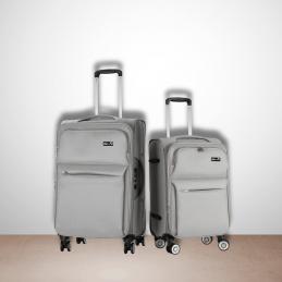 Aga Travel Sada cestovných kufrov Svetlosivá 2CZ052 - 2.KVALITA