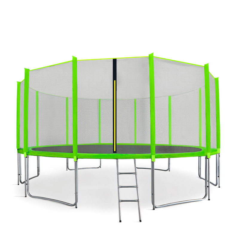 Aga SPORT PRO Trampolína 460 cm Light Green + ochranná sieť + rebrík + vrecko na obuv