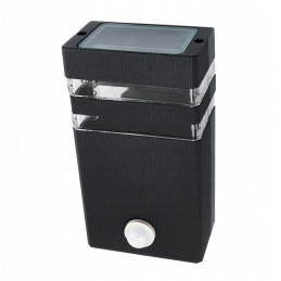 LED vonkajšie svietidlo INEZ čierne PIR - 1 x GU10 - 230V