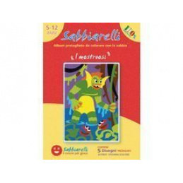 SABBIARELLI Pieskové omaľovánky Príšerky 5+