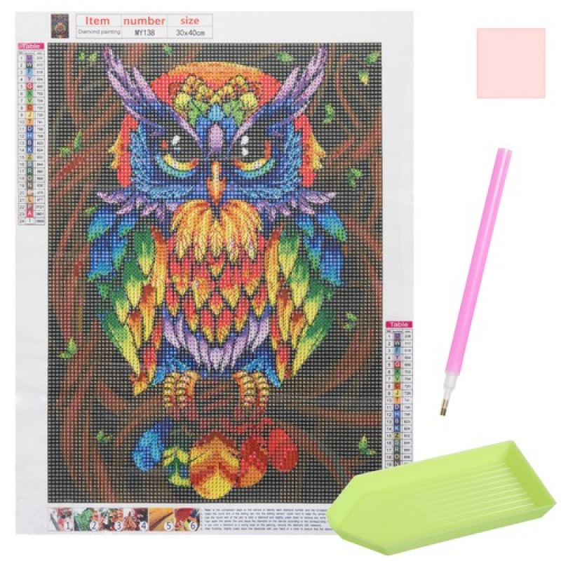 Malatec 17012 Diamantová maľba 5D - Sova