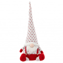 Aga Vianočný škriatok 63 cm Červený