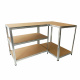 Linder Exclusiv Kovový regál 180x100x60 cm 5 políc