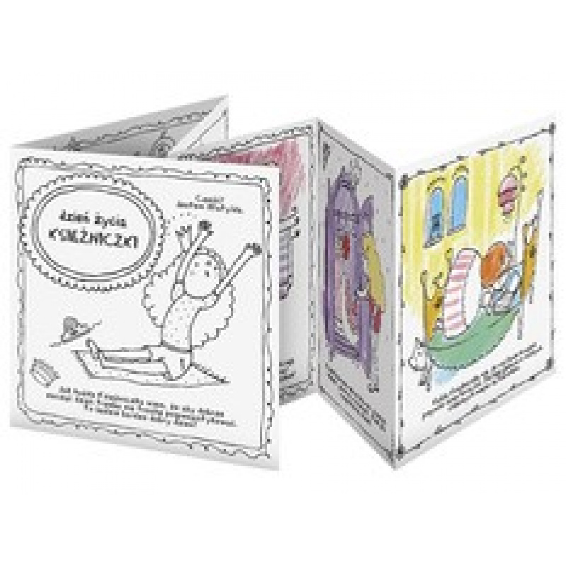 MONUMI Omaľovacia kniha - Deň v živote princeznej 5+