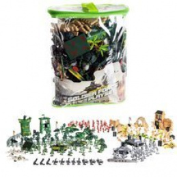 Sada vojačikov - Vojenská základňa 300 kusov