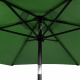 Aga Naklápěcí záhradný slnečník 250 cm Tmavo zelený