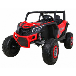 UTV-MX batériová buggy pre deti Červená + pohon 4x4 + diaľkové ovládanie + LED audio + úložný priestor + EVA + pomalý štart UTV-MX batériová buggy pre deti Červená + pohon 4x4 + diaľkové ovládanie + LED audio + úložný priestor + EVA + pomalý štart