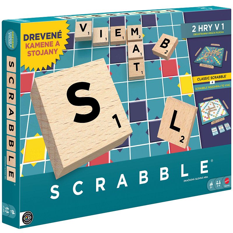 Scrabble Drevená edícia slovensky JLJ69