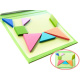 Aga Detské magnetické 3D puzzle - Tangram bloky