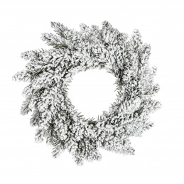 Aga Vianočný veniec 40 cm Zasnežený