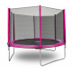 Aga SPORT TOP Trampolína 250 cm Pink + ochranná sieť