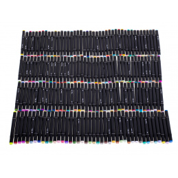 Aga Obojstranné alkoholové fixky v kufríku 168 kusov