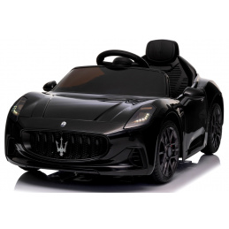 Maserati GranTurismo Čierne Auto na akumulátor EVA Koža diaľkový ovládač Lítium-iónová batéria
