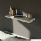 Linder Exclusiv Nástenná polica 60x23,5 cm Biela