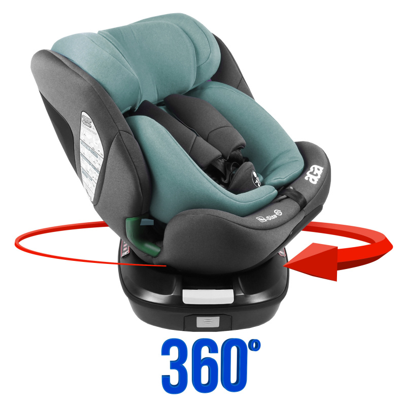 Aga Autosedačka i-Size 360° 0-36 kg Zelená 2DZ251 - II. KVALITA