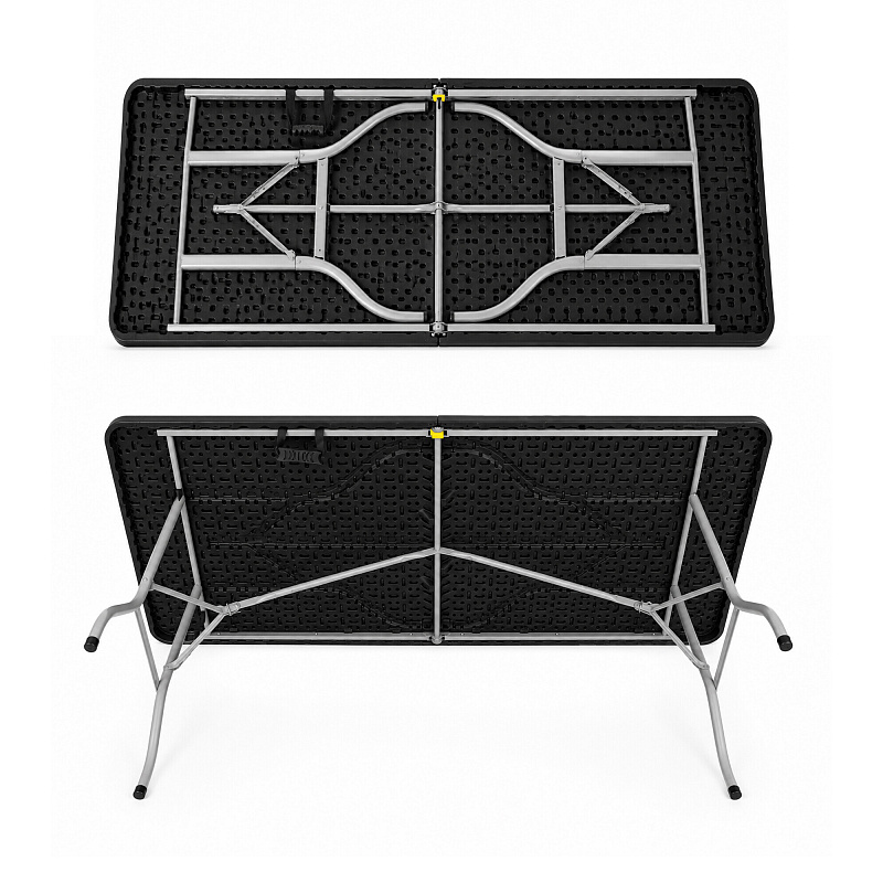 Aga Plastový skladací pivný set Čierny 6DAZ290 - II. AKOSŤ