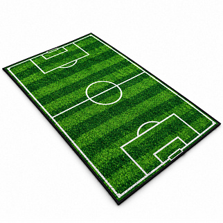Aga4Kids Detský koberec futbalové ihrisko 100×50 cm