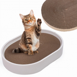 Ekologické kartónové škrabadlo s dodatočnou vymeniteľnou vložkou