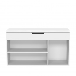 Aga Drevený botník s podsedákom MR2117 Biely