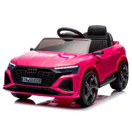 AUDI SQ8 RUŽOVÉ Auto na akumulátor EVA Koža pilot Akumulátor lítium-iónový