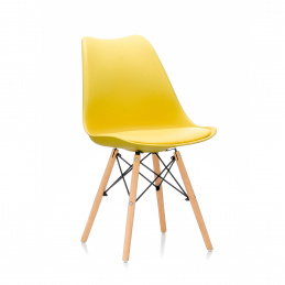 Aga Jedálenská stolička MR2035 Žltá
