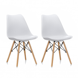 Aga 2x Jedálenská stolička MR2035 Biela