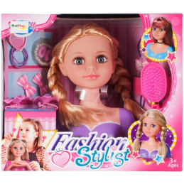 Aga Hlava bábiky na úpravu so doplnkami