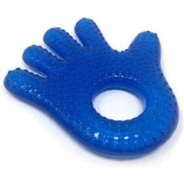 Chladiace hryzátko modrá Labka 4m+ POUPY univerzálne