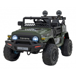 Toyota FJ Cruiser pre deti Moro + diaľkové ovládanie + pohon 4x4 + LED audio + EVA + pomalý štart